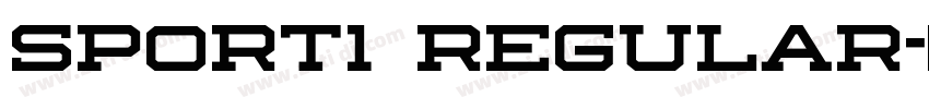Sport1 Regular字体转换 Sport1 Regular字体转换